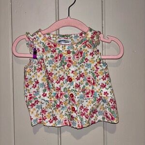 Vintage OshKosh B'gosh Floral Baby Top